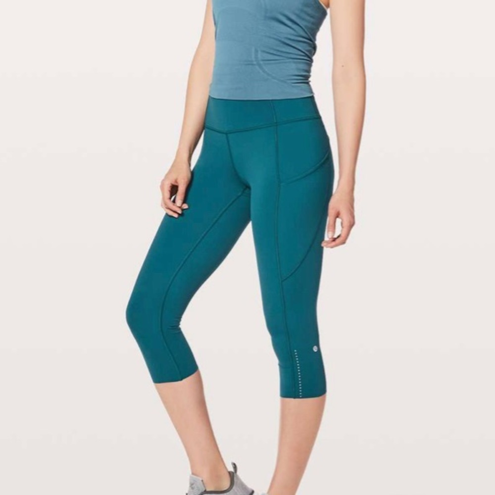 Lululemon fast & free leggings crop nulux 19”